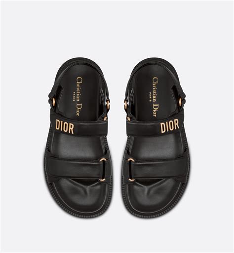 black sandals dior|christian Dior ladies sandals.